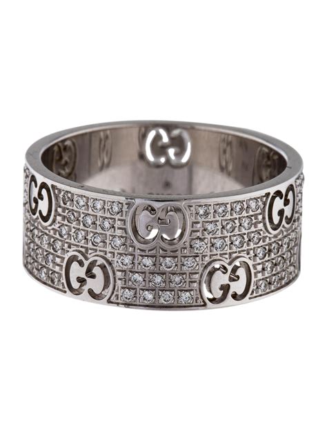 gucci promis rings|Gucci diamond link ring.